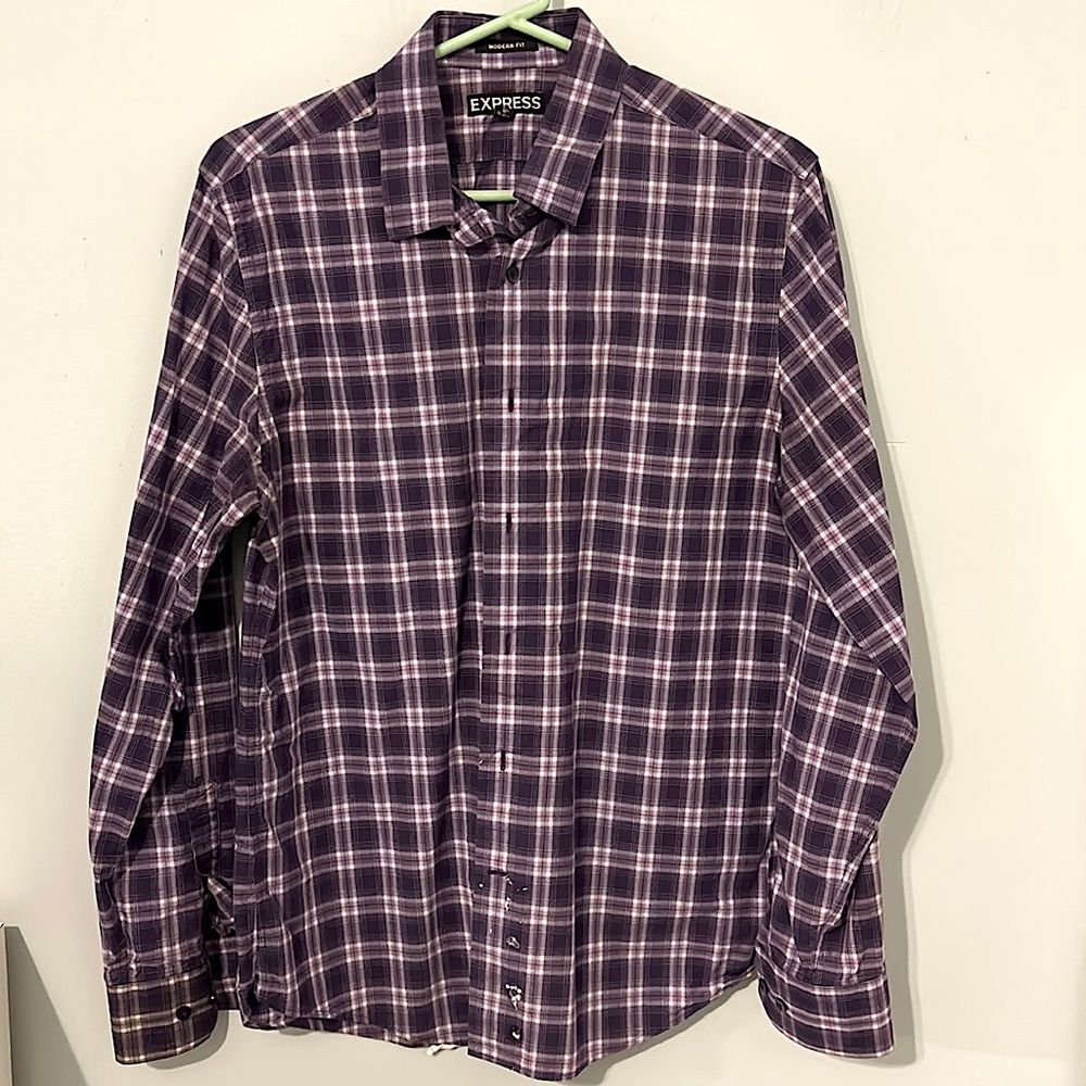 Express Men Modern Fit Medium Button Down